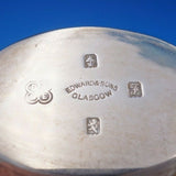 1902 Scottish Silver Oval Warming Stand with Burner and Chased Border (#4214)