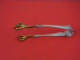 Portuguese Sterling Silver Ice Tong GW chicken claw 833 silver  1938 7 1/8"