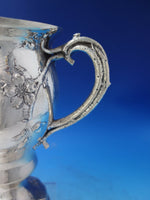 Gorham Sterling Silver Large Vase Hand Hammered w/ Vine Handles & Roses (#6232)