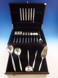 Kopenhagen by Wmf "800" Silver Flatware Service For 6 Dinner Set 35 Pcs Modern