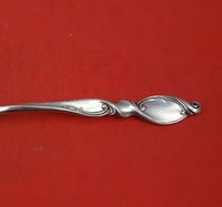 Silver Swirl by Wallace Sterling Silver Cold Meat Fork 8" Serving Silverware