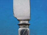 Lap Over Acid Etched Tiffany Sterling Silver Regular Knife Daylily Flower 9 1/4"