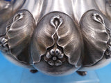 Edward Barnard English Georgian Sterling Silver Tea Set 4pc 3-D Gourds (#7502)