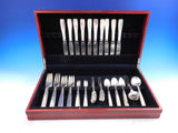 Oslo by Porter Blanchard Sterling Silver Flatware Set Service 10 Dinner 70 pcs