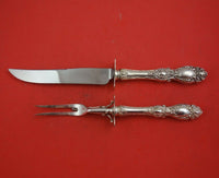 Lucerne by Wallace Sterling Silver Roast Carving Set 2pc HH WS Serving Heirloom