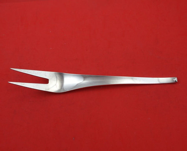 Linje by Hans Hansen Danish Sterling Silver Cold Meat Fork 2-Tine 9 1/8" Modern