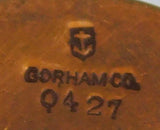 Gorham Bronze Smoking Set 4pc Art Nouveau (#2259)