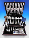 Pompadour by Birks Canada Sterling Silver Flatware Set 12 Service 126 pcs Dinner