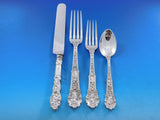 Coligni by Gorham Sterling Silver Flatware Set 56 pcs Multi motif Dinner in Box