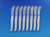 Contour by Towle Sterling Silver Butter Spreader HH Paddle Set of 8 pcs 6 1/8"