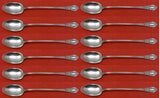 American Victorian by Lunt Sterling Silver Iced Tea Spoon Set 12 pieces 7 1/4"