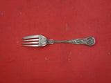 Kings by Bailey & Co. Sterling Silver Salad Fork G. Sharp coin 6 3/8"