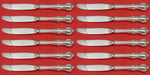 Debussy by Towle Sterling Silver Butter Spreaders HH modern Set 12pcs 6 1/2"