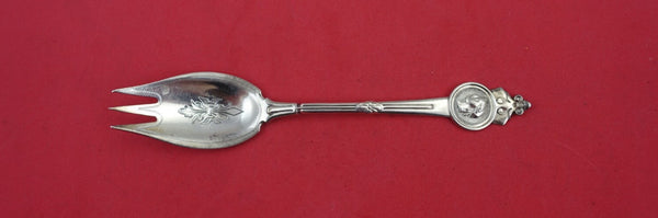 Medallion by Gorham Sterling Silver Terrapin Fork W/ engraved above tines 6 1/4"