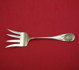 Napoleon by Shiebler Sterling Silver Beef Fork Light Vermeil Enameled 5 7/8"