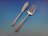 William & Mary by Lunt Sterling Silver Flatware Set For 8 Service 50 Pieces