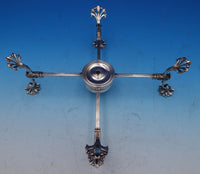 William Plummer English Georgian Sterling Silver Warming Stand w/ Burner (#8009)