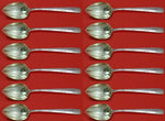 Camellia by Gorham Sterling Silver Grapefruit Spoon Custom Set 12 pcs 6" Fluted