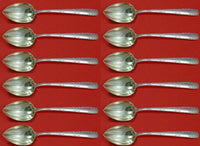 Camellia by Gorham Sterling Silver Grapefruit Spoon Custom Set 12 pcs 6" Fluted