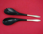 RSVP by Towle Sterling Silver Salad Serving Set HH with Ebony 2-Piece 12"