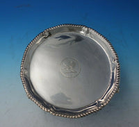 Thomas Heming English Georgian Sterling Silver Salver Tray Footed c.1766 (#5515)