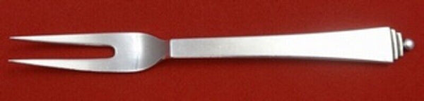 Pyramid by Georg Jensen Sterling Silver Cold Cut Fork 2-Tine 4 1/2" Serving