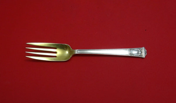San Lorenzo by Tiffany and Co Sterling Silver Pastry Fork 4-Tine Gold Washed 6"