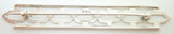 Arts and Crafts Sterling Hammered Geometric Bar Pin (#J2702)