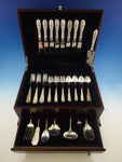 Rose by Stieff Sterling Silver Flatware Set For 8 Service 40 Pieces SPECIAL