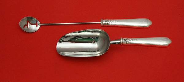 Nellie Custis by Lunt Sterling Silver Bar Set 2pc HHWS  Custom Made