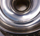 Lily by Meriden Britannia Sterling Silver Bowl on Pedestal #899 4" Tall (#4858)