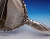 Heraldic by Whiting Sterling Silver Hand Mirror 10" x 5 1/2" (Broken) (#1244)