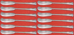 Greenbrier by Gorham Sterling Silver Butter Spreader flat handle Set 12pc 5 3/4"