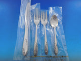 Rosecrest by Alvin Sterling Silver Flatware Set for 8 Service 52 pieces Unused