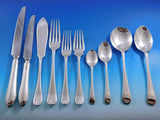 Old English by Carrs Sterling Silver Flatware Set Dinner Service 124 pcs England