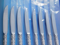 Strasbourg by Gorham Sterling Silver Steak Knife Set 8pc Not Serrated Custom