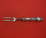 Lucerne by Wallace Sterling Silver Steak Carving Fork HH WS 8 3/4" Serving