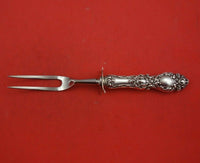 Lucerne by Wallace Sterling Silver Steak Carving Fork HH WS 8 3/4" Serving