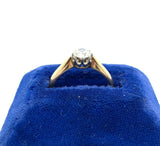 14k Gold Antique 1/2 Carat European Cut Genuine Natural Diamond Ring (#J5352)