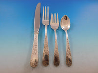 Old Maryland Engraved by Kirk Sterling Silver Flatware Set 8 Service 50 pieces