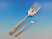 Saint Dunstan Chased by Gorham Sterling Silver Flatware Set Service 72 pc W mono