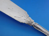 Dew Drop by Shiebler Sterling Silver Cake Saw Knife FHAS Brite-Cut Serrated 10"