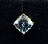 14k Yellow Gold 2.46cttw Genuine Natural Aquamarine Stud Earrings (#J6324)