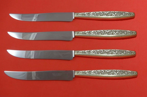 Valencia by International Sterling Silver Steak Knife Set Texas Sized Custom
