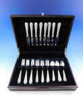 Bridal Bouquet by Alvin Sterling Silver Flatware Set 8 Service 32 pcs Repousse