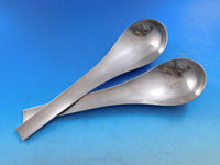 Blue Shark by Georg Jensen Stainless Steel Flatware Set Service 38 pcs Matte