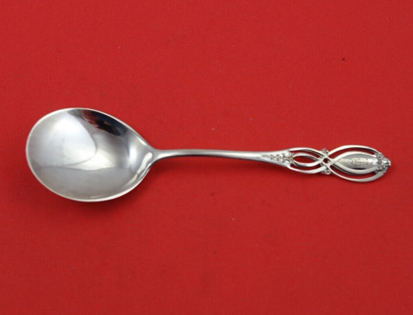 Chippendale Old by Alvin Sterling Silver Bouillon Soup Spoon 5 1/8" Heirloom