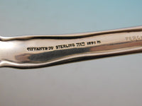 Lap Over Edge Acid Etched by Tiffany Sterling Silver Ice Cream Server Perch Fish