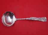 Vine by Tiffany and Co Sterling Silver Gravy Ladle Scalloped Raspberry 7" w/Mono