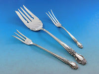 Brocade by International Sterling Silver Flatware Set For 8 Service 53 Pieces